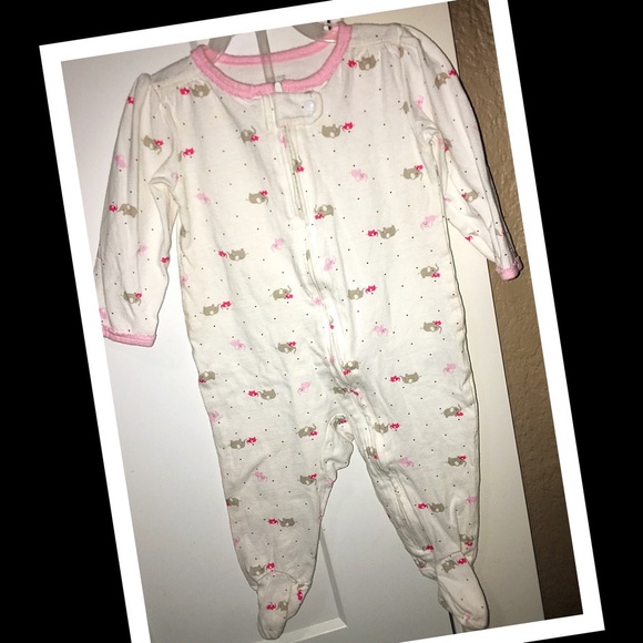 Carter's Other - 3/$20 •Carters baby girl 6m footie sleeper💕EUC💕